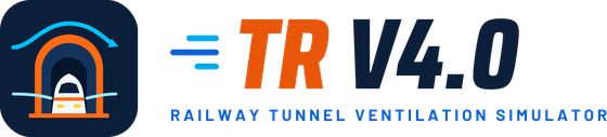 TR V4.0 Railway Tunnel Ventilation Simulator 로고